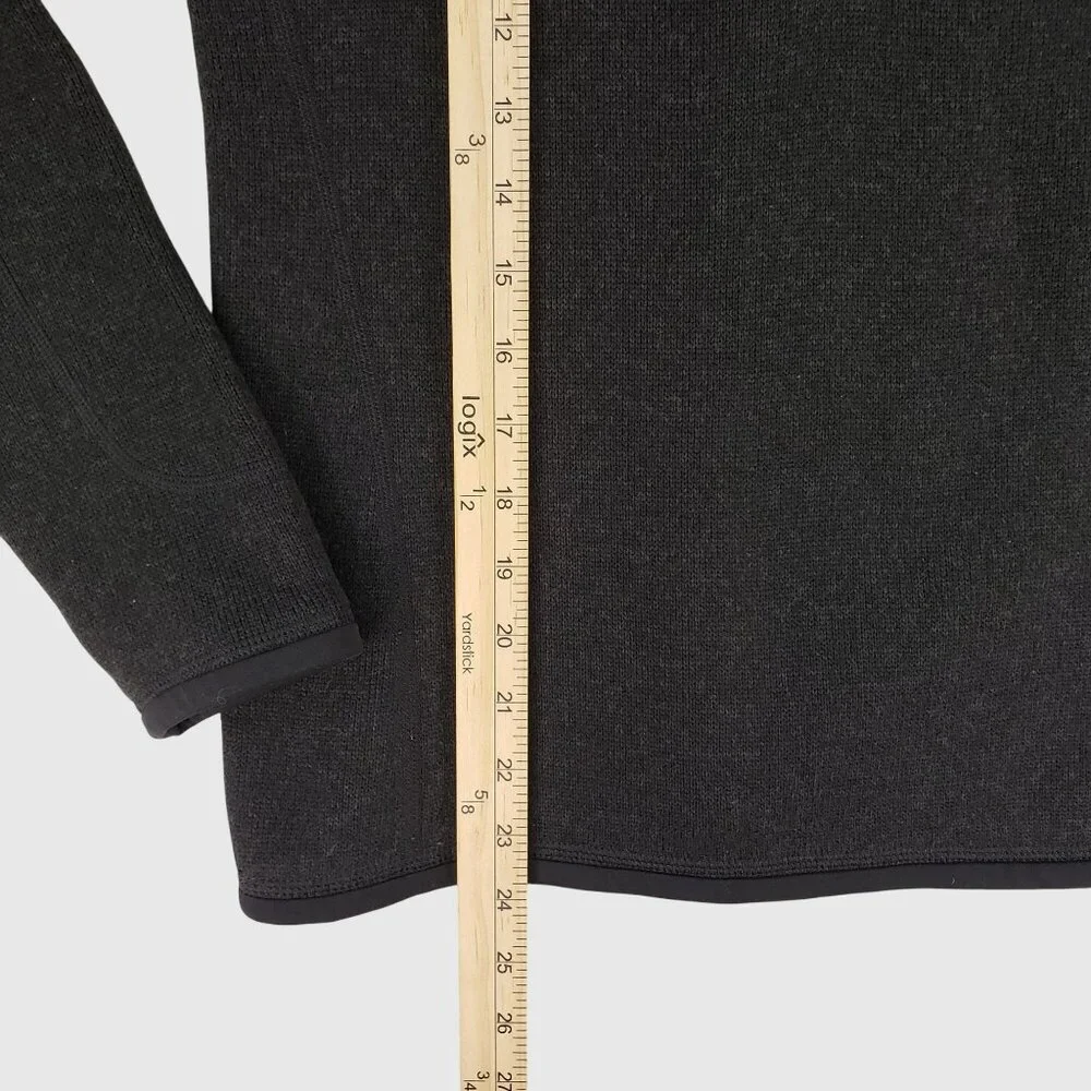 Patagonia Better Sweater 1/4 Zip Pullover Black Women's XS - Picture 6 of 9